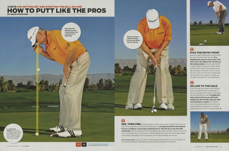 HOW TO PUTT LIKE THE PROS