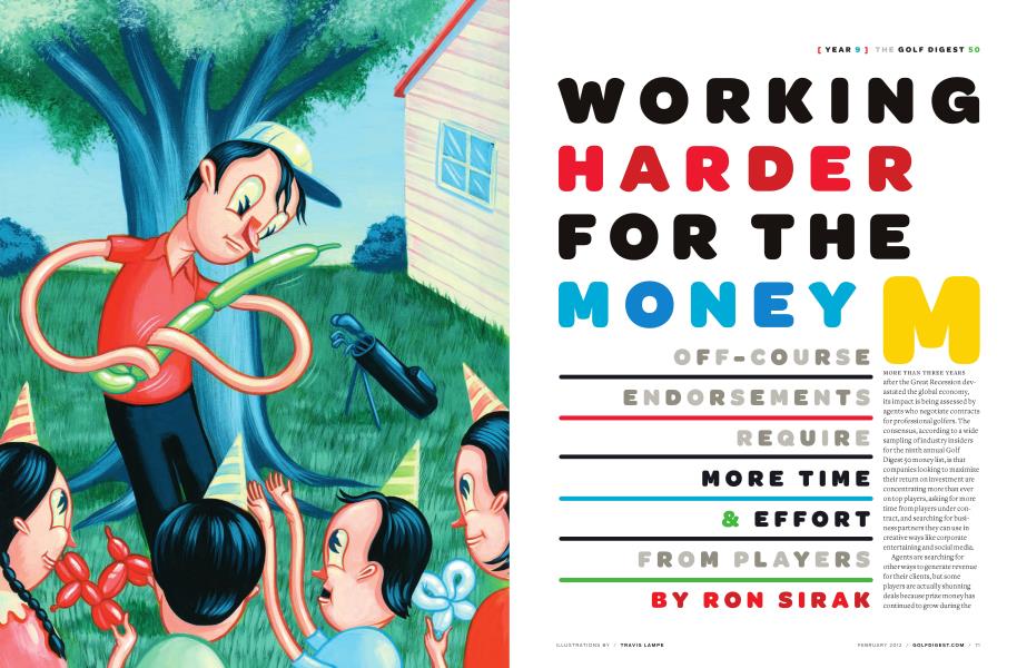 WORKING HARDER FOR THE MONEY