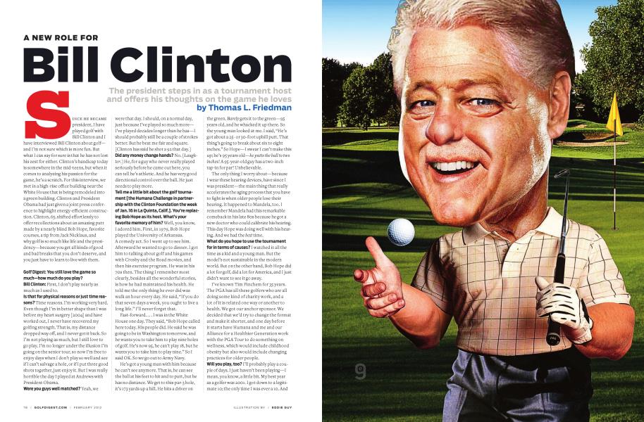 A NEW ROLE FOR BILL CLINTON