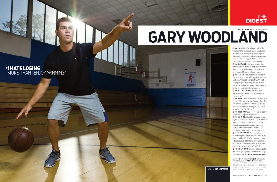 THINK YOUNG / PLAY HARD GARY WOODLAND