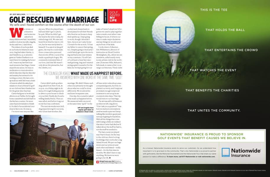 GOLF RESCUED MY MARRIAGE