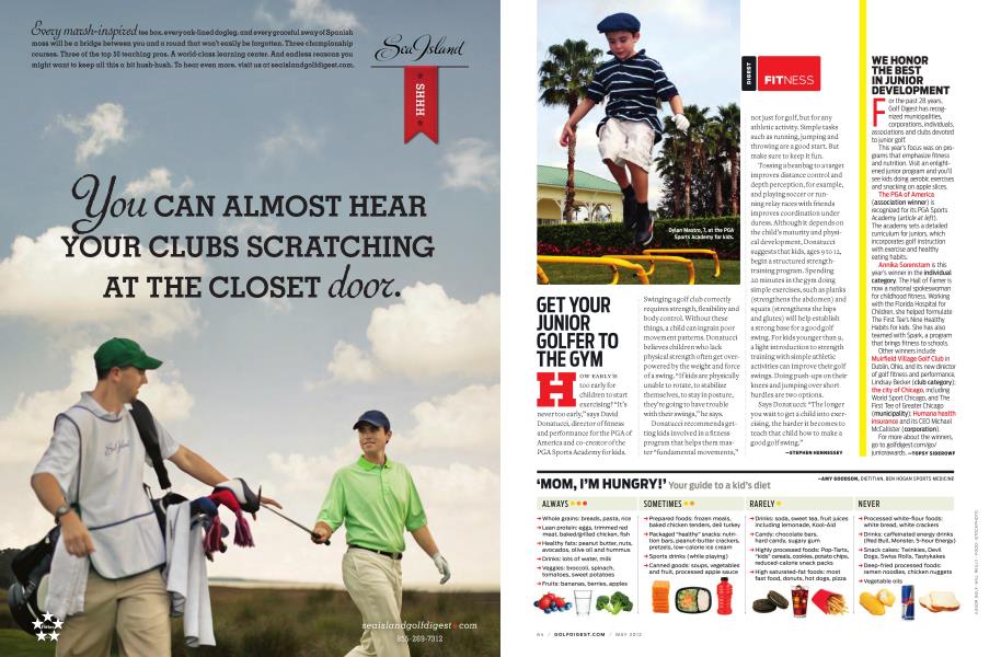 GET YOUR JUNIOR GOLFER TO THE GYM