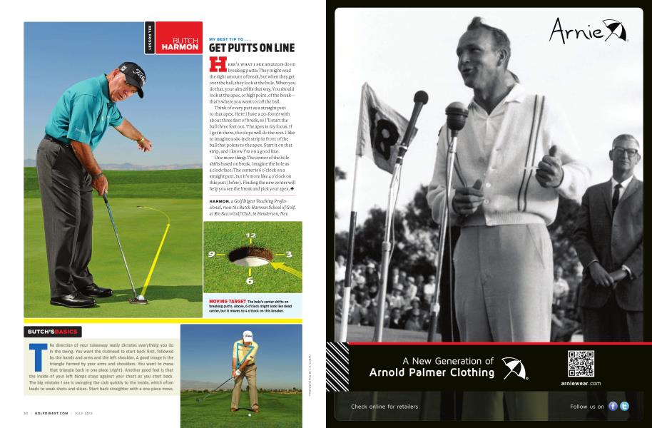 MY BEST TIP TO . . . GET PUTTS ON LINE