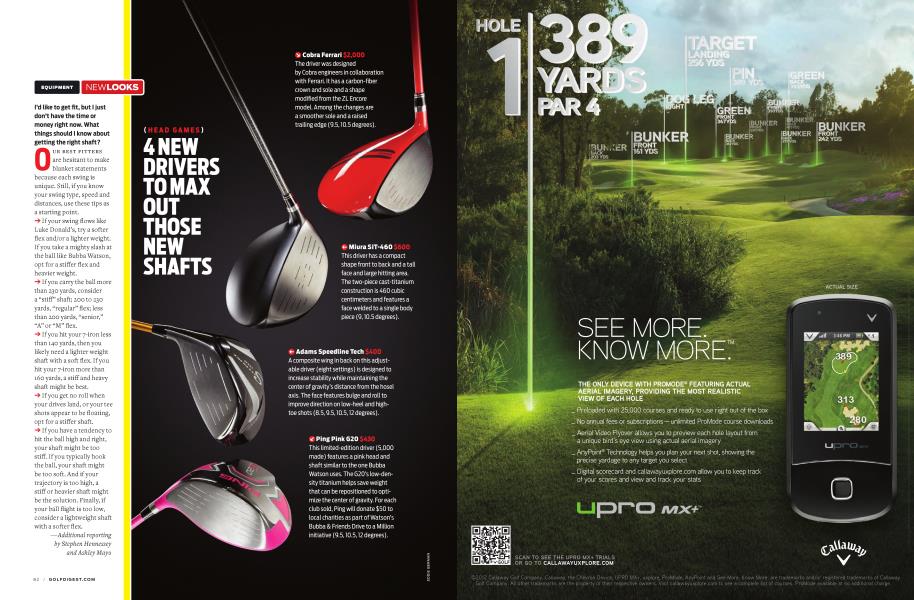4 NEW DRIVERS TO MAX OUT THOSE NEW SHAFTS
