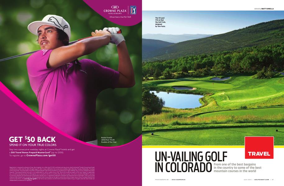 UN-VAILING GOLF IN COLORADO