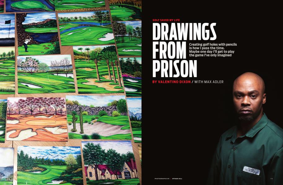 GOLF SAVED MY LIFE DRAWINGS FROM PRISON