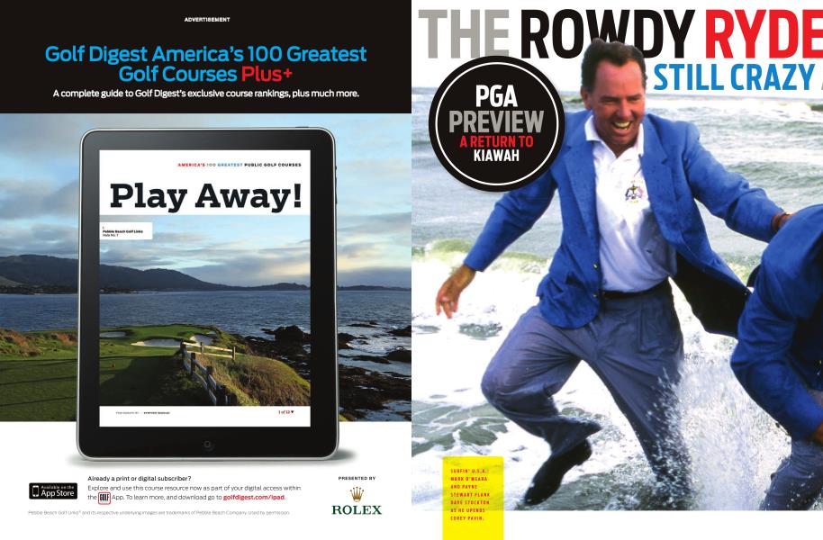 THE ROWDY RYDER CUP AT KIAWAH