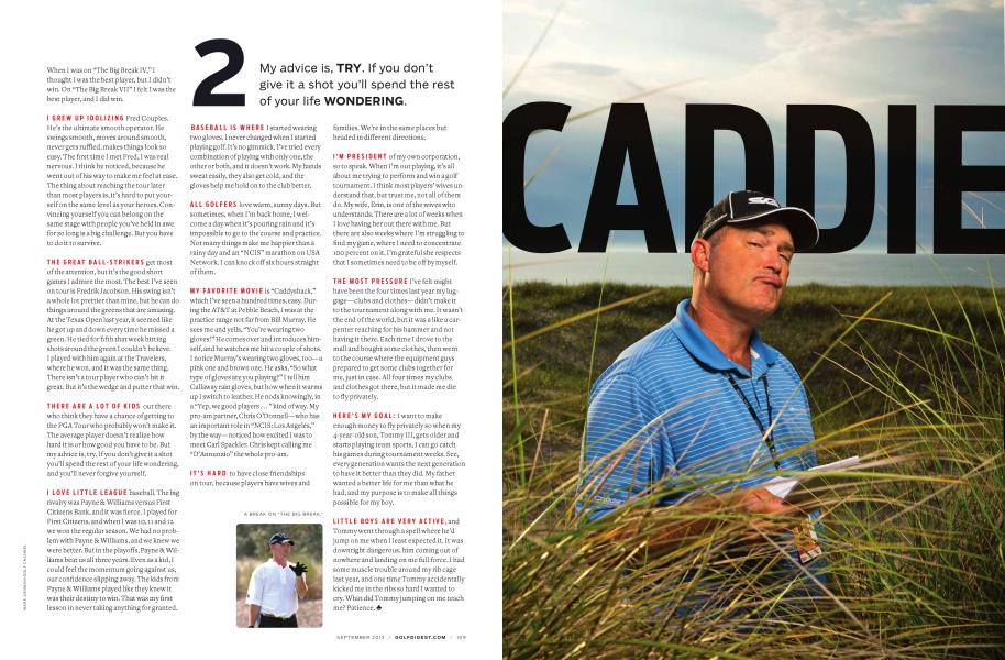 CADDIE CHATTER