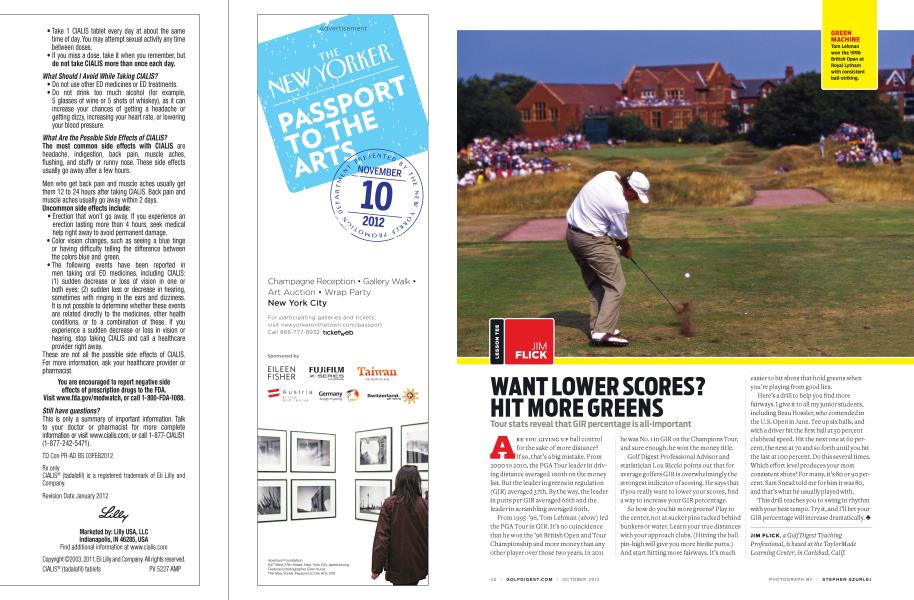 WANT LOWER SCORES? HIT MORE GREENS