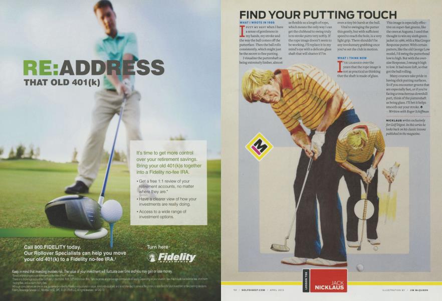 FIND YOUR PUTTING TOUCH