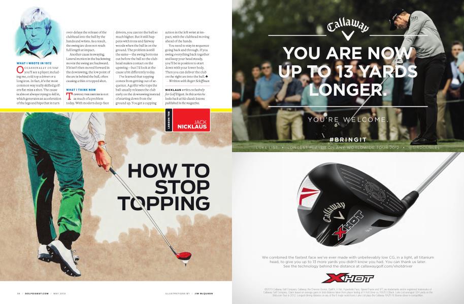 JACK NICKLAUS: HOW TO STOP TOPPING