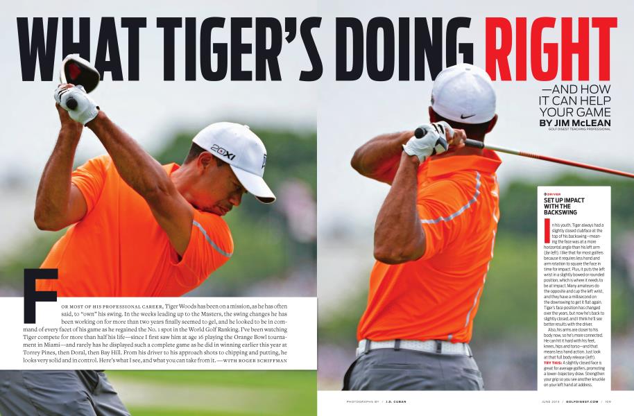 WHAT TIGER'S DOING RIGHT