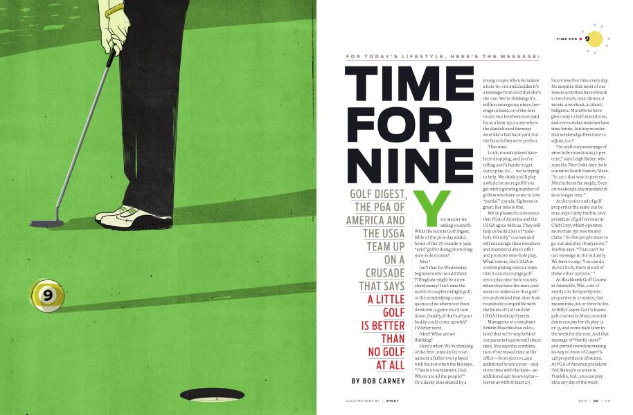 FOR TODAY’S LIFESTYLE, HERE’S THE MESSAGE: TIME FOR NINE