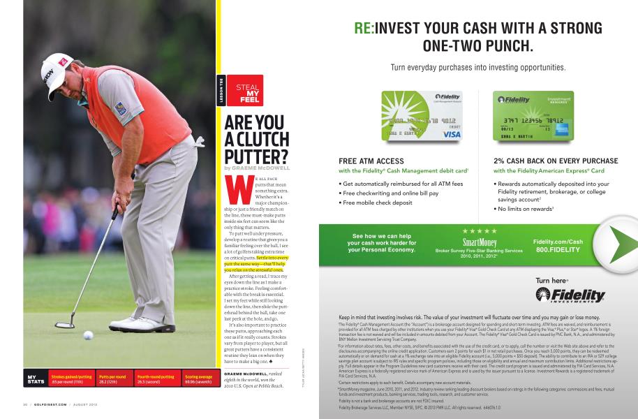 ARE YOU A CLUTCH PUTTER?