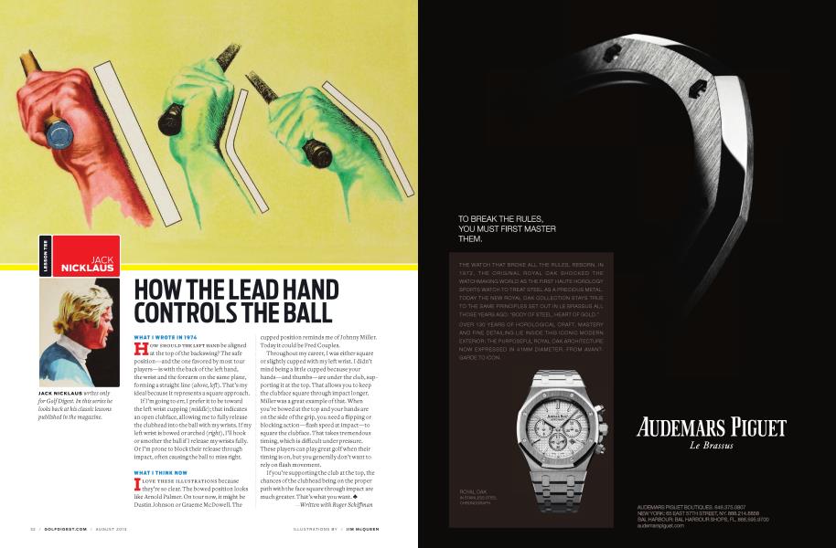 HOW THE LEAD HAND CONTROLS THE BALL