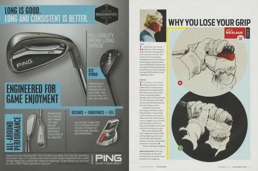 WHY YOU LOSE YOUR GRIP