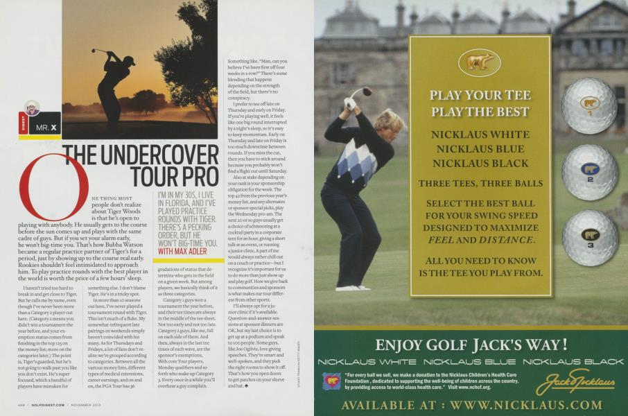 THE UNDERCOVER TOUR PRO