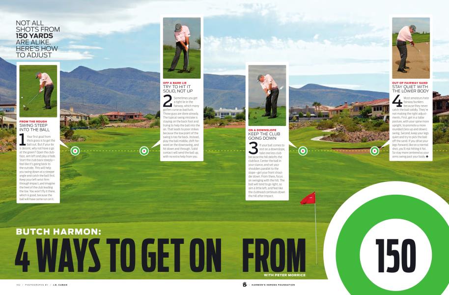 BUTCH HARMON: 4 WAYS TO GET ON FROM 150