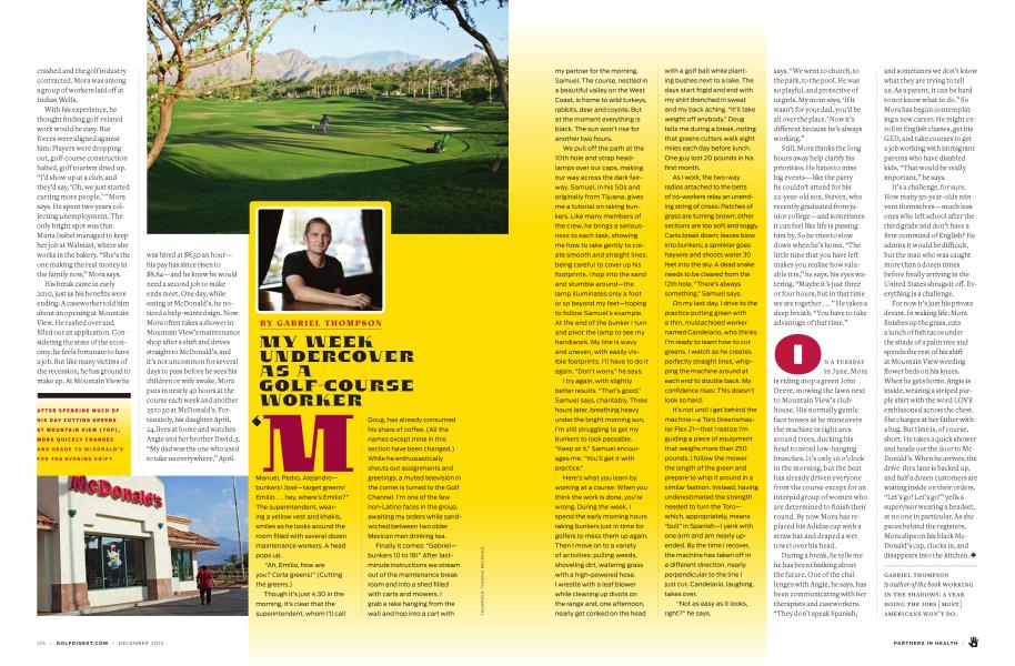 MY WEEK UNDERCOVER AS A GOLF-COURSE WORKER