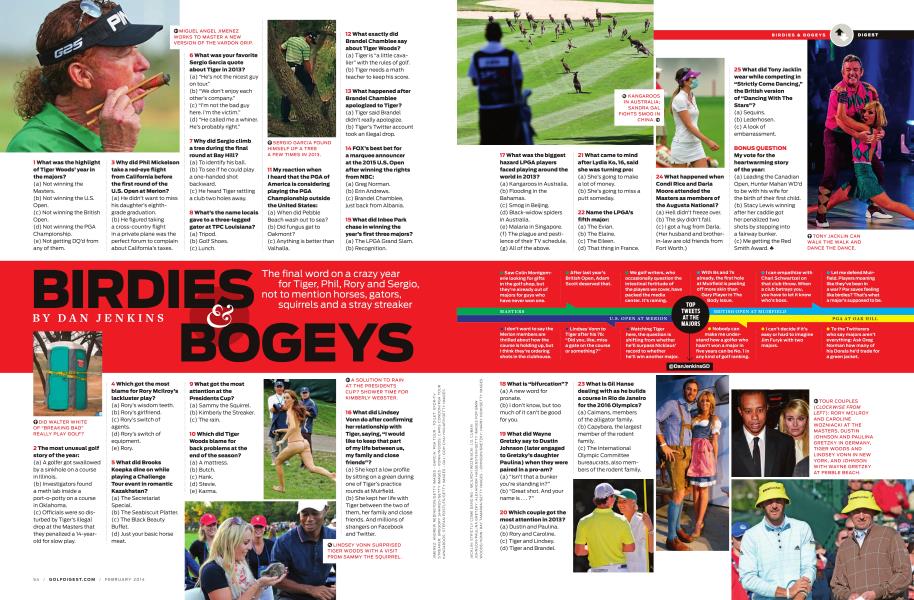 BIRDIES & BOGEYS