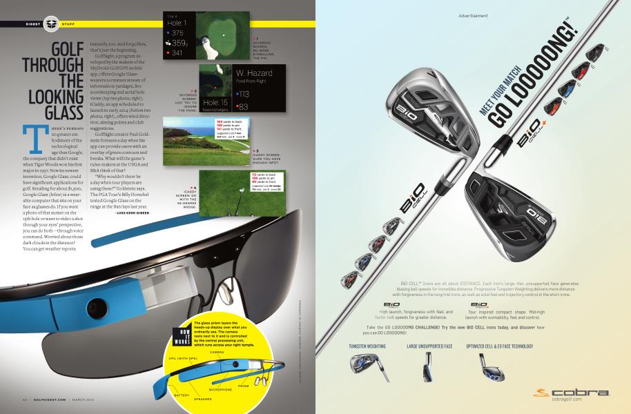 GOLF THROUGH THE LOOKING GLASS