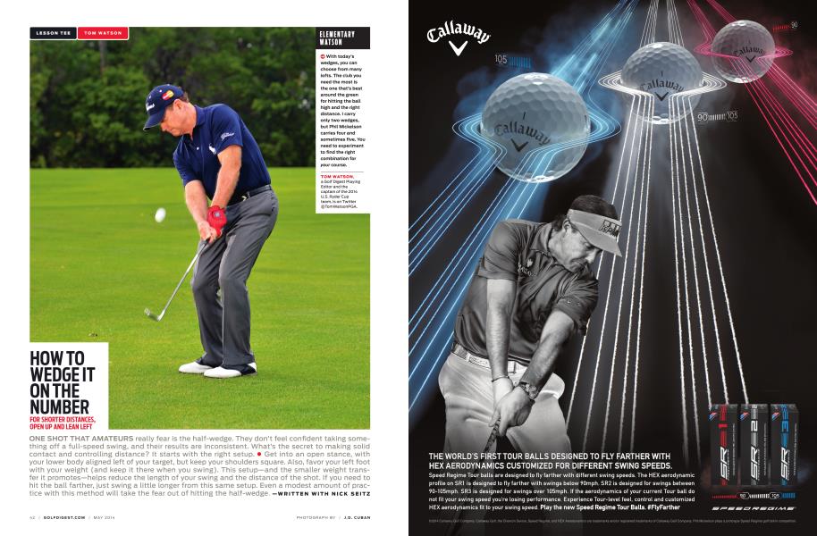 HOW TO WEDGE IT ON THE NUMBER