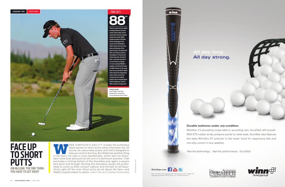 FACE UP TO SHORT PUTTS