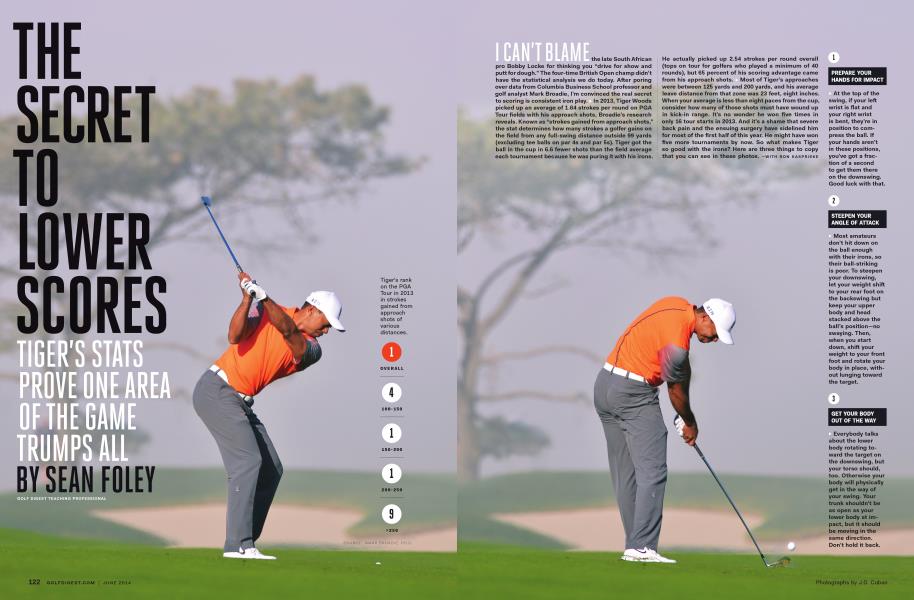 THE SECRET TO LOWER SCORES