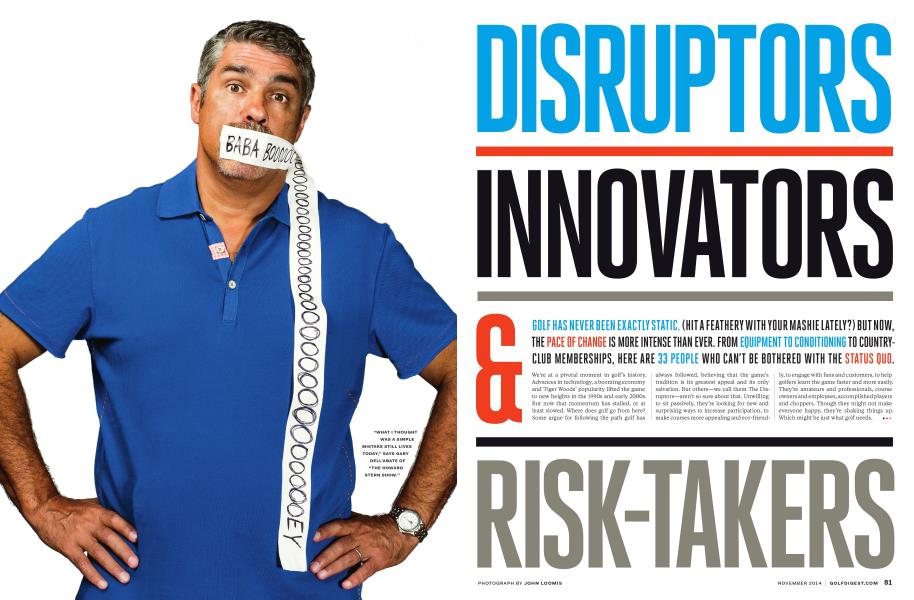 DISRUPTORS INNOVATORS & RISK-TAKERS
