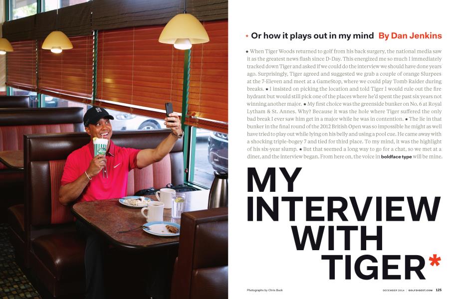 MY INTERVIEW WITH TIGER*