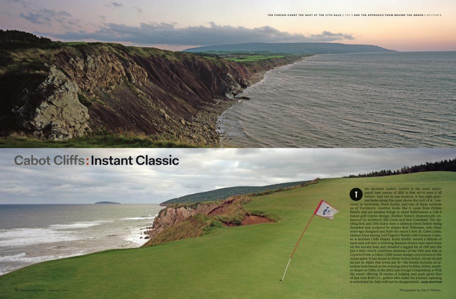 Cabot Cliffs: Instant Classic