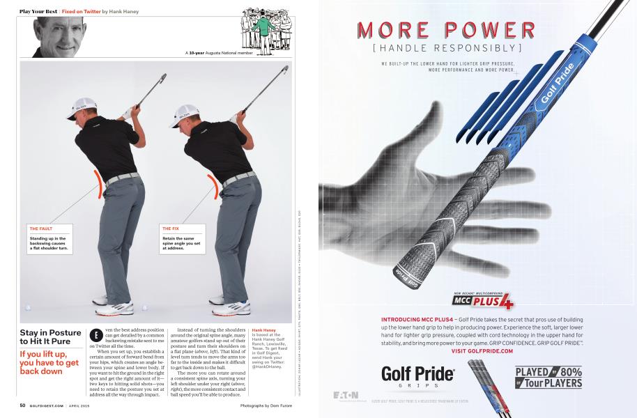 Stay in Posture to Hit It Pure