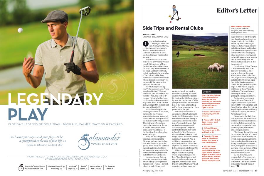 Side Trips and Rental Clubs