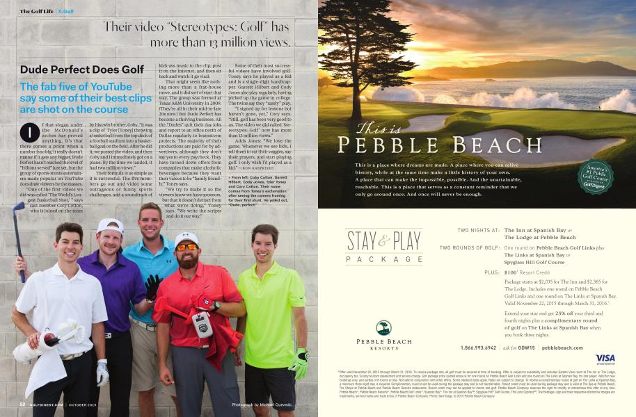 Dude Perfect Does Golf