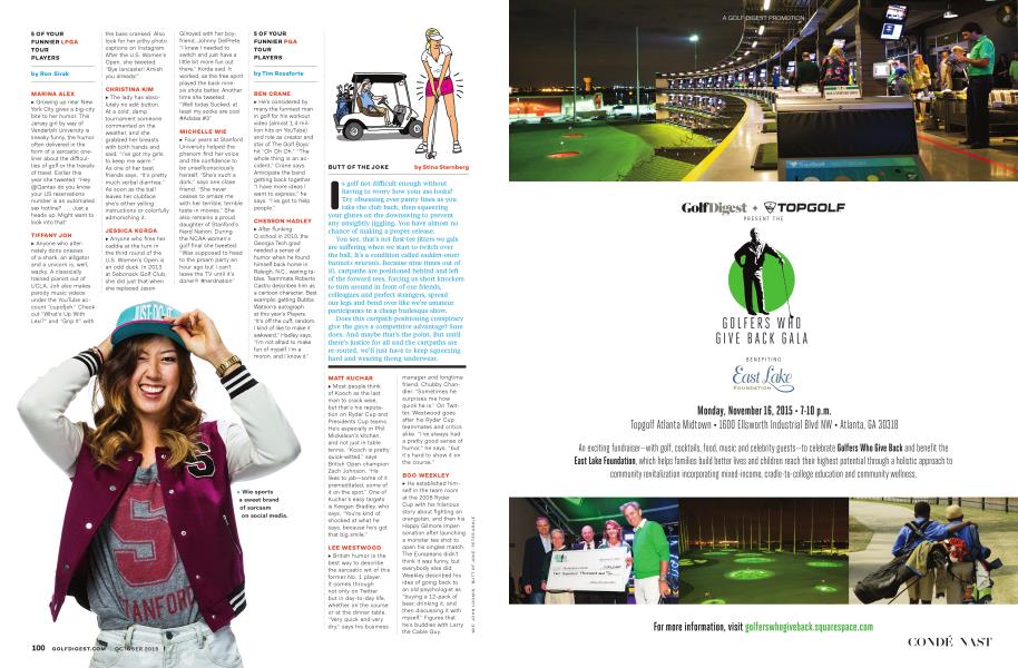 5 OF YOUR FUNNIER LPGA TOUR PLAYERS