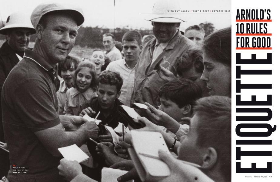 ARNOLD'S 10 RULES FOR GOOD ETIQUETTE