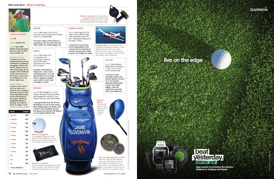 What’s in My Bag | Golf Digest | MAY 2016