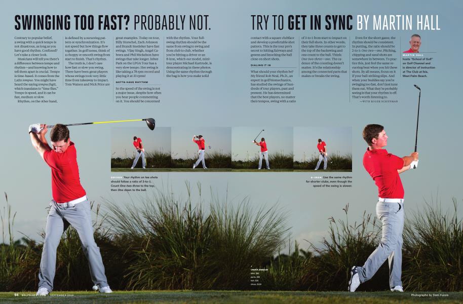 SWINGING TOO FAST?