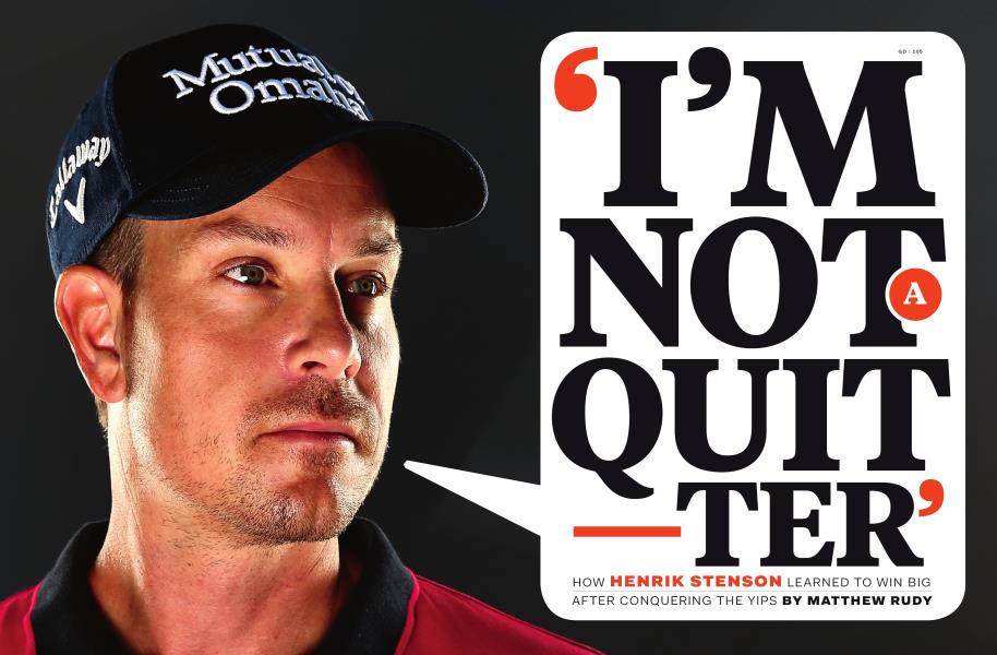 'I'M NOT A QUITTER'