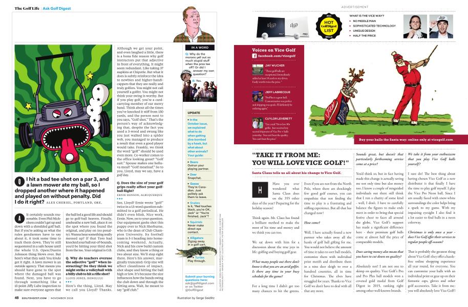 Ask Golf Digest