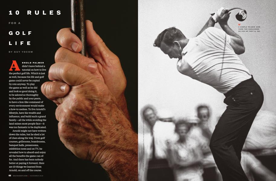 10 RULES FOR A GOLF LIFE