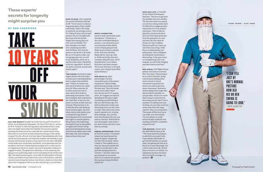TAKE 10 YEARS OFF YOUR SWING