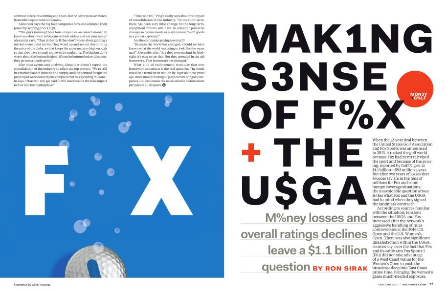MAKING SENSE OF FOX + THE USGA