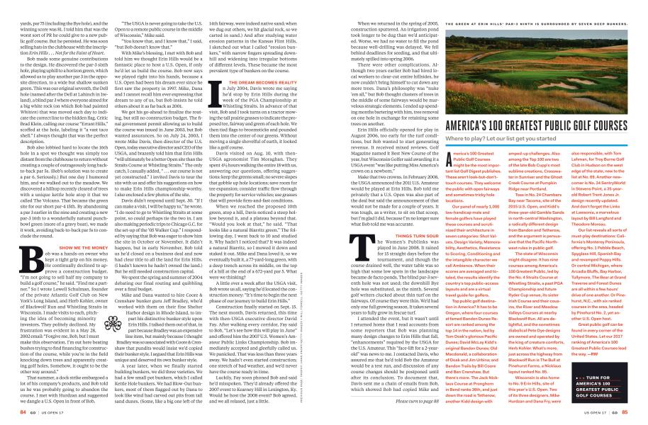 AMERICA'S 100 GREATEST PUBLIC GOLF COURSES