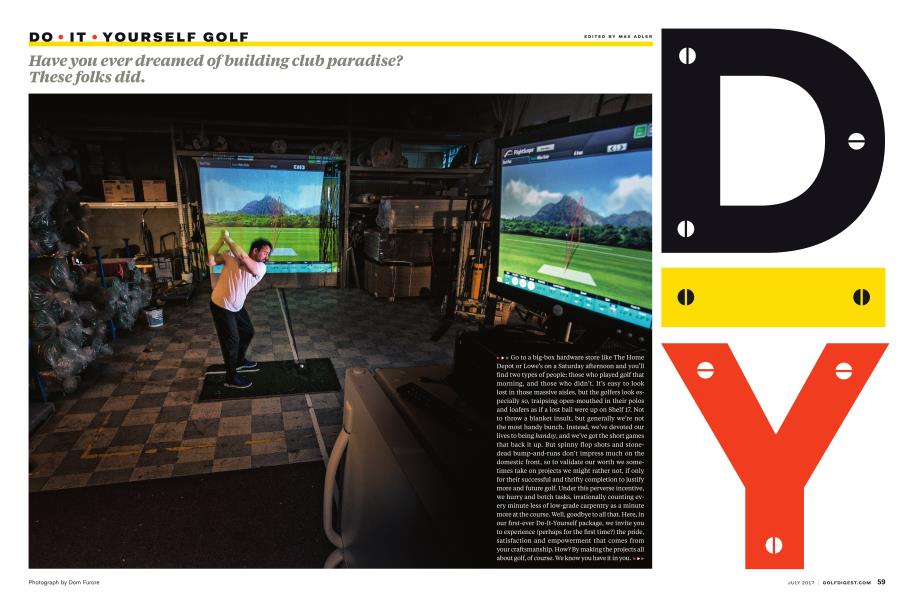 DO IT YOURSELF GOLF