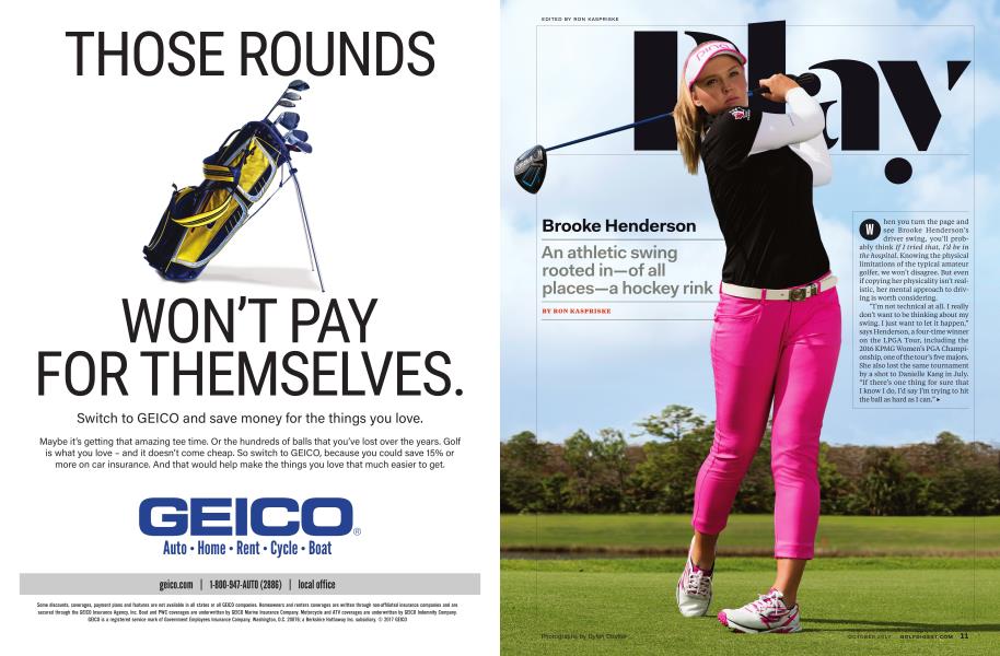 Brooke Henderson | Golf Digest | OCTOBER 2017