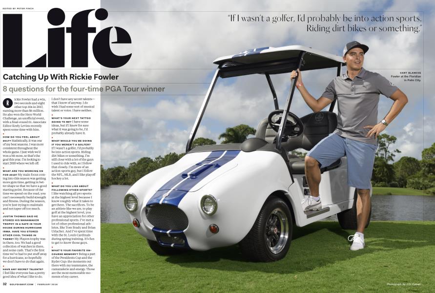 Catching Up With Rickie Fowler