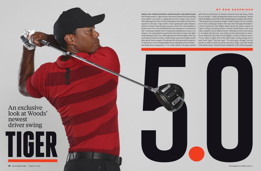 TIGER: An exclusive look at Woods' newest driver swing