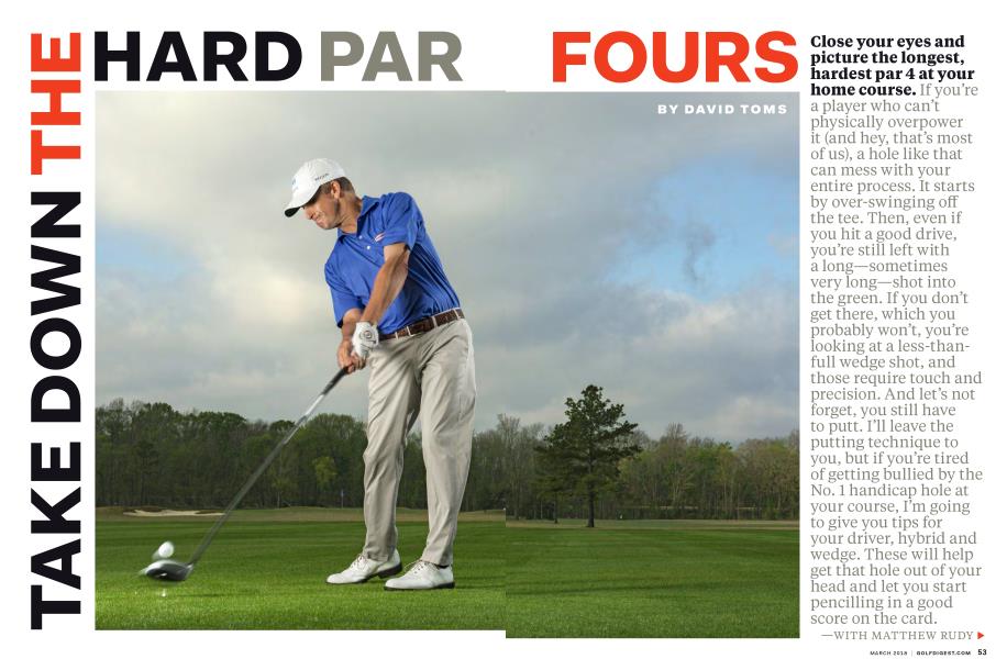 TAKE DOWN THE HARD PAR FOURS