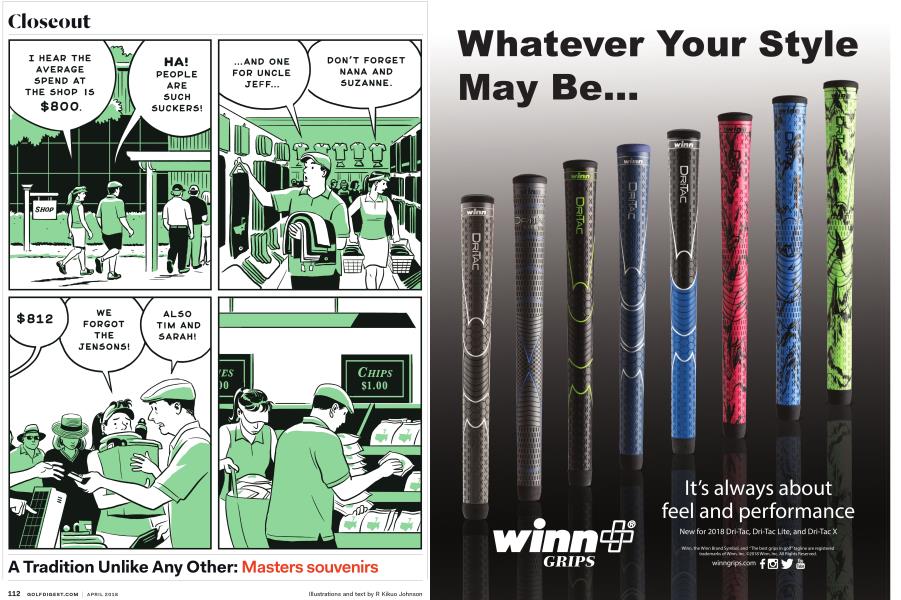 A Tradition Unlike Any Other: Masters souvenirs